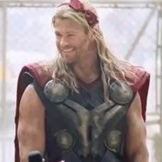 🎀 Thor Thor, Marvel, Supereroe, Chris Hemsworth telegram sticker