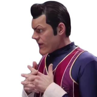 😒 Robbie Rotten LazyTown Robbie Rotten, LazyTown, złoczyńca, kreskówka telegram sticker