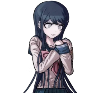 😨 Sayaka Maizono Danganronpa Anime, Ragazza, Personaggio, Uniforme scolastica, Danganronpa, Sayaka Maizono telegram sticker