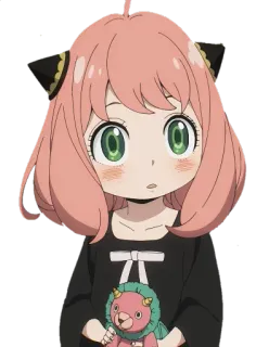 😳 Anya Forger Spy x Family anime, child, spy x family, anya, forger, cute, kawaii telegram sticker