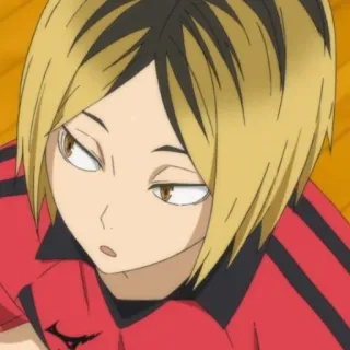 🏐 Kenma Kozume Haikyuu!! Anime, Volleyball, Kenma, Haikyu!!, Dessin animé telegram sticker