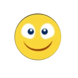 🙂 Эмодзи, Смайлик, Лицо, Жёлтый, Выражение, Счастливый telegram sticker