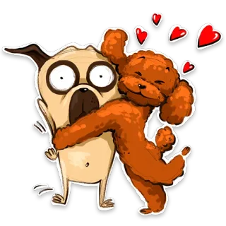 Chubaka&Woody telegram stickers