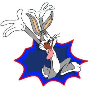 😜 Bugs Bunny Dibujos animados, Conejo, Conejo, Looney Tunes telegram sticker
