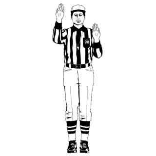 🏈 referee, sports, official, hand signals telegram sticker