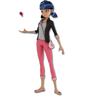 🐞 Marinette Dupain-Cheng Miraculous: Tales of Ladybug & Cat Noir Marinette Dupain-Cheng, Miraculous Ladybug, Anime, Desenho animado, Garota, Joaninha, Herói telegram sticker