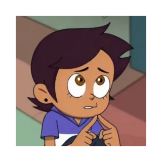 🙁 Luz Noceda The Owl House Desenho animado, Luz, Noceda, The Owl House, Personagem telegram sticker