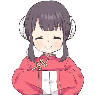 Китаянка @Nyasticks telegram stickers