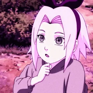 🌸 Sakura Haruno Naruto anime, cartoon, girl, sakura, naruto telegram sticker