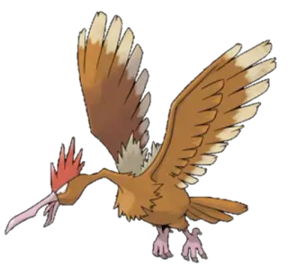 🔵 Pidgeot Pokemon pokemon, roucarnage, oiseau, vol, animé, jeu vidéo, dessin animé telegram sticker