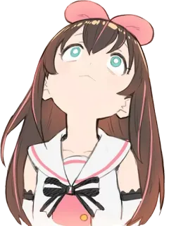 🙄 Kizuna AI Anime, Youtuber Virtual, Kawaii, VTuber, Kizuna Ai whatsapp sticker