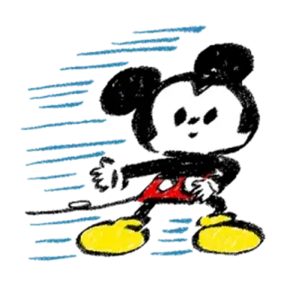 💨 Mickey Mouse Cartone animato, Topo, Disney, Mickey, Personaggio whatsapp sticker
