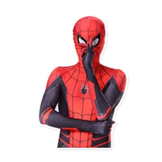 🤭 Spider-Man ซูเปอร์ฮีโร่, คอมมิค, สไปเดอร์แมน, มาร์เวล telegram sticker