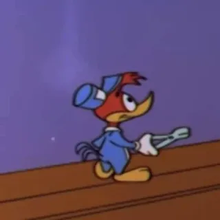 🔧 Woody Woodpecker 만화, 우디 우드페커, 웃긴, 캐릭터 telegram sticker