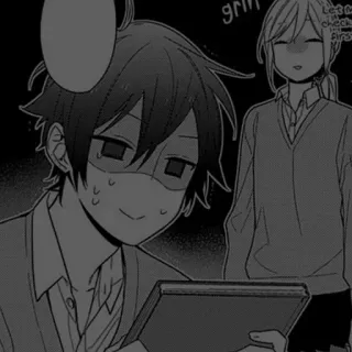 🪡 grim Anime, Manga, Ilustrasi, Potret, Kartun telegram sticker