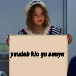 🔭 Robin Buckley Stranger Things yaudah klo ga nanya tv show, stranger things, robin buckley, scoops ahoy, character, meme telegram sticker