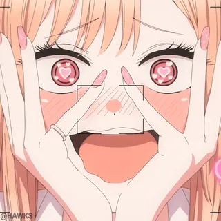 😍 Anime Mädchen, Cartoon, Süß, Herzen, Anime, Manga telegram sticker