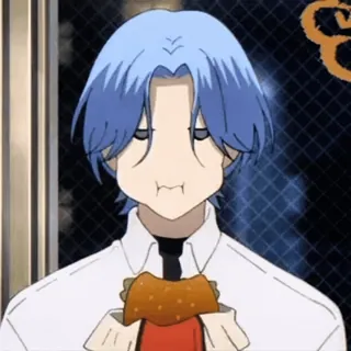 🐾 Langa Hasegawa SK8 the Infinity Anime, Personaje, Langa, Comida telegram sticker