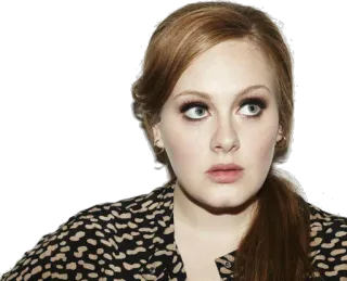 🙆 Adele cantante, músico, pop, artista, celebridad, mujer, retrato telegram sticker
