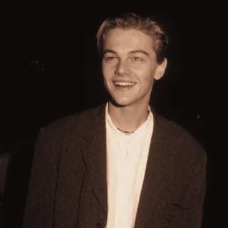 🌻 Leonardo DiCaprio actor, celebrity, man, portrait, smile, Leonardo DiCaprio telegram sticker