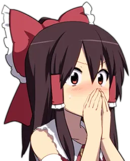 😳 anime, character, girl, blush, red hair telegram sticker