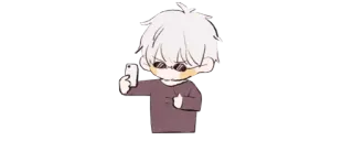✨ Anime, Manga, Stinkefinger, Beleidigend, Cartoon, Figur telegram sticker