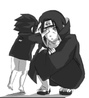 ❤ Itachi Naruto 动漫, 漫画, 兄弟, 宇智波 telegram sticker