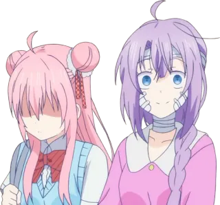 👩‍👧 Anime, Karakter, Kawaii, Imut, Manga telegram sticker