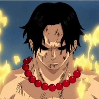🔥 Portgas D. Ace One Piece Anime, Fuoco, Pirata, One Piece, Ace telegram sticker