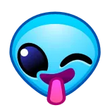 Alien Emoji telegram emojis 😜