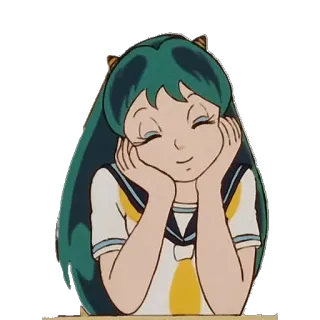 😀 anime, girl, cartoon, cute, character telegram sticker