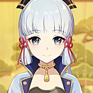 ❄️ Kamisato Ayaka Genshin Impact Anime, Video game, Karakter, Genshin Impact, Kamisato Ayaka, Waifu telegram sticker