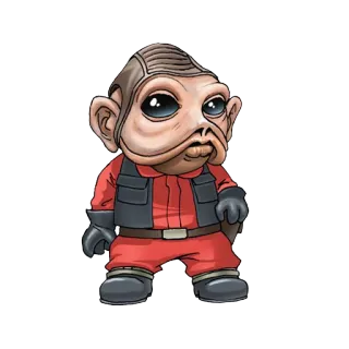 🐷 Nien Nunb Star Wars alien, pilot, rebel, star wars, creature, nien nunb telegram sticker