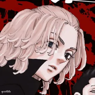 🍎 Manjiro Sano Tokyo Revengers anime, manga, manjiro sano, tokyo revengers, character whatsapp sticker