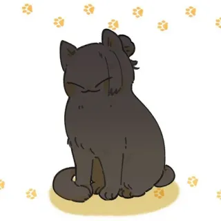 🐈 Katze, Tier, Haustier, Cartoon, Illustration, süß telegram sticker