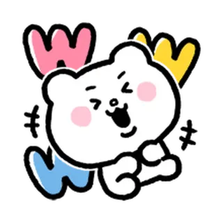 💨 漫画, クマ, 動物, 可愛い, ステッカー telegram sticker