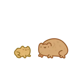 😀 Katze, Frosch, süß, Tier, kawaii whatsapp sticker