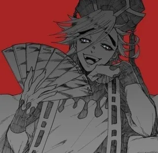 🎐 Doma Demon Slayer Anime, Demon Slayer, Doma, Obere Mond Zwei telegram sticker