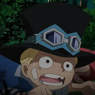 🔥 Sabo One Piece anime, personagem, sabo, one piece telegram sticker