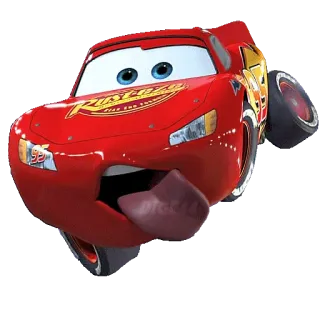 😜 Lightning McQueen Cars Relâmpago McQueen, Carros, Disney, Pixar, Carro vermelho, Animação telegram sticker