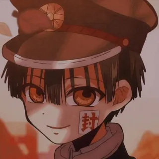 🌟 Hanako-kun Toilet-bound Hanako-kun anime, manga, cute, ghost, supernatural, kawaii, character telegram sticker