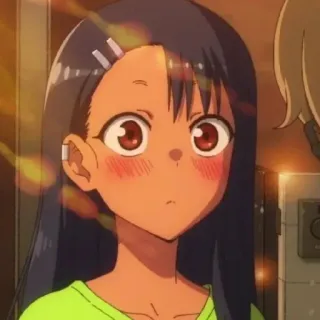 😕 Nagatoro Don't Toy With Me, Miss Nagatoro Anime, Carino, Ragazza, Illustrazione, Cartone animato, Manga, Nagatoro telegram sticker