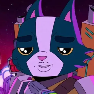 😼 Mooncake Final Space animé, dessin animé, chat, mignon, animal, série télé whatsapp sticker