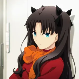 Rin Tohsaka • @aninestickersii telegram stickers