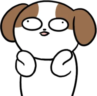 💬 강아지, 만화, 동물, 귀여운, 웃긴, 애완동물 whatsapp sticker