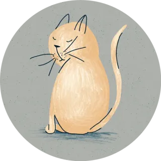 😑 cat, animal, pet, cute, domestic, feline, mammal whatsapp sticker