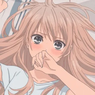 ✨ anime girl, cartoon, cute, illustration, girl, female, manga telegram sticker