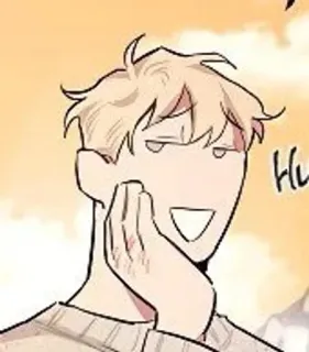 🔪 Huh 만화, 능글, 생각, 사람, 혼란 telegram sticker