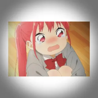 💫 Anime, Weinend, Mädchen, Kawaii, Cartoon, Emotional telegram sticker