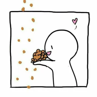 😂 carino, omino stilizzato, cartone animato, amore, felice whatsapp sticker